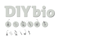 diybio logo and icons grayscale