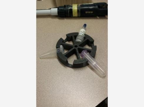 Dremelfuge Classic loaded with tubes - shapeways