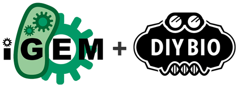 iGEM + DIYBIO logos